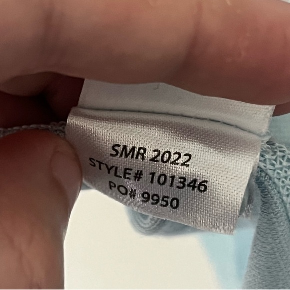 Rhone Delta Pique Polo Short Sleeve Collared Shirt Misty Blue XL - Picture 7 of 7